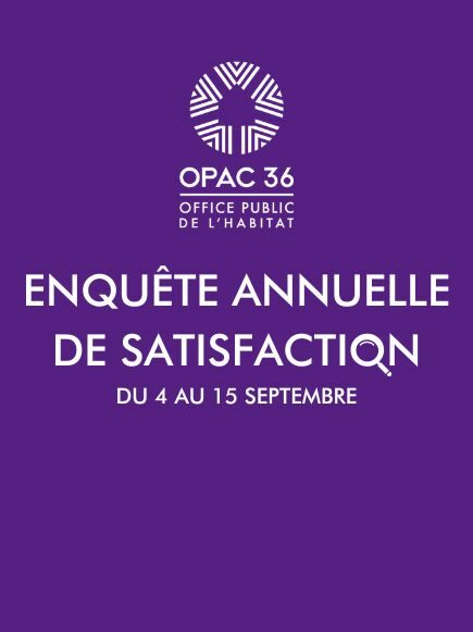 Enquête annuelle de satisfaction 2023