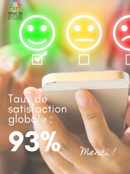 93% de satisfaction !