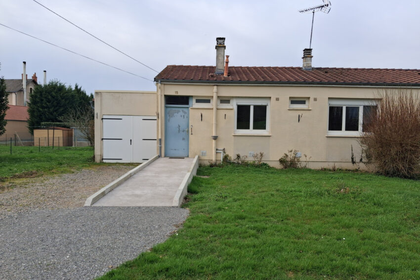 Individuel – Type 3 – 54m² – 59000 € – NEUVY ST SEPULCRE